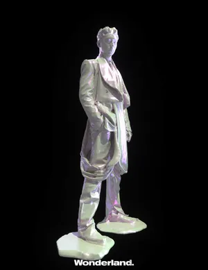 许魏洲3D雕塑造型大片写真图片