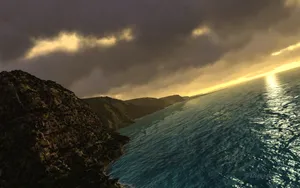夏威夷空中俯视美景_9