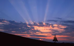 黄昏绚丽晚霞美景_9