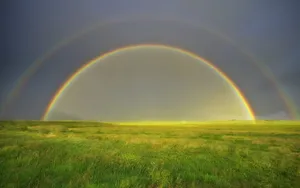 美丽七彩虹风景壁纸_15