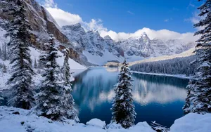 美丽湖畔风景桌面壁纸_14