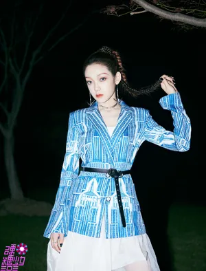 希林娜依·高编发高马尾干练写真图片