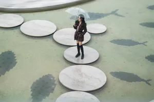 赵今麦格子外套时尚写真图片_8