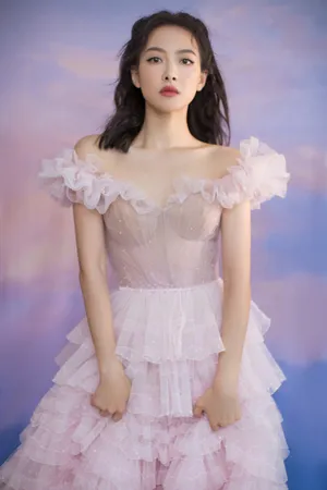 宋茜粉色公主裙浪漫写真图片_8