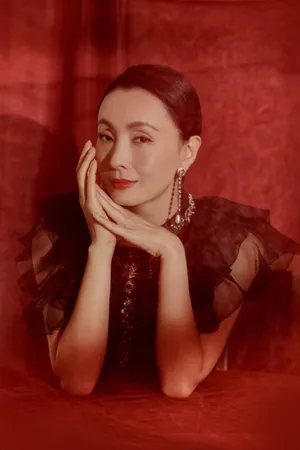 小陶虹精致红唇美妆优雅写真图片_8
