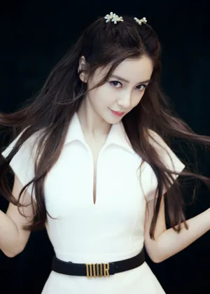 angelababy白裙优雅清新写真图片_1