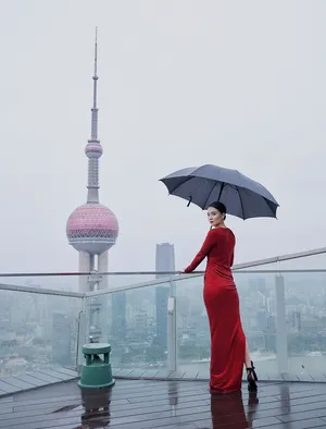 宋佳性感长裙身姿曼妙写真图片_5