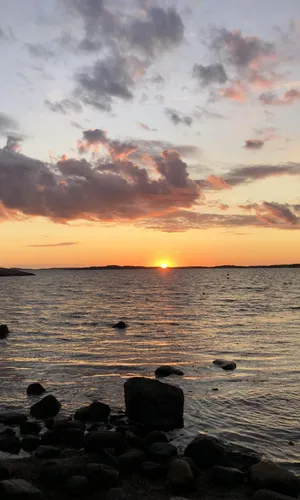 唯美迷人的夕阳风光