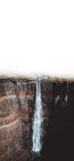 峡谷瀑布奇幻壮丽风景第1张