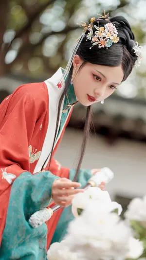 古风汉服美女粉嫩迷人写真
