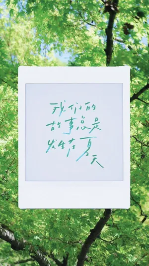 小清新简单文字配图