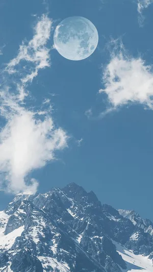 巍峨雪山壮丽自然风光第1张