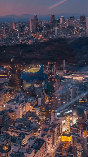 日本东京城市夜景高清摄影
