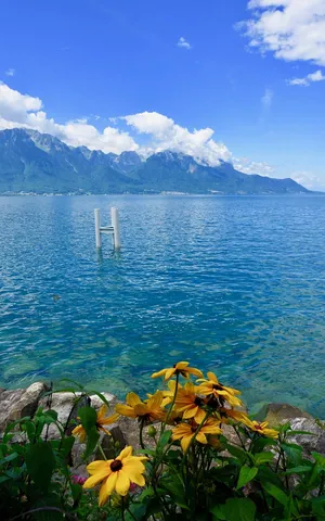 最迷人的平静湖面风光