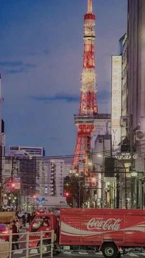 日本东京街道的唯美风景_1