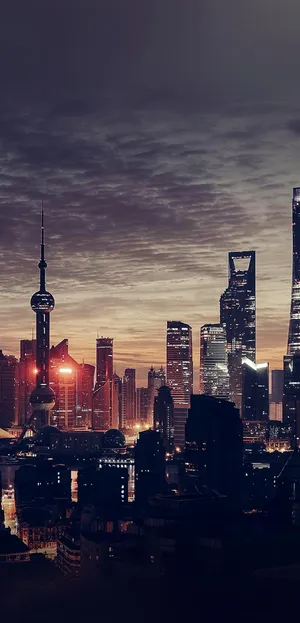 大都市上海的天际线