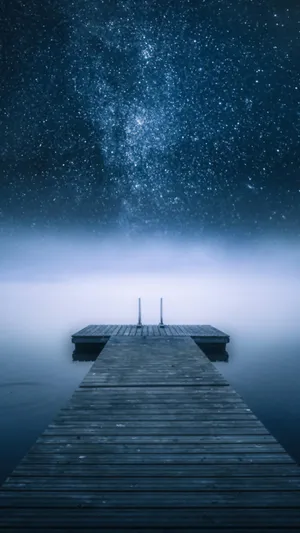 星空下的意境风光
