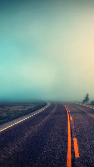 一望无垠的道路