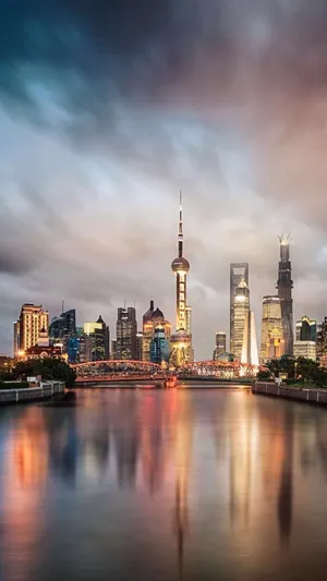 上海城市的一角