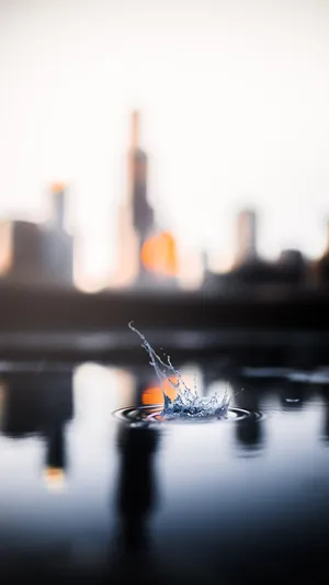 水溅出来