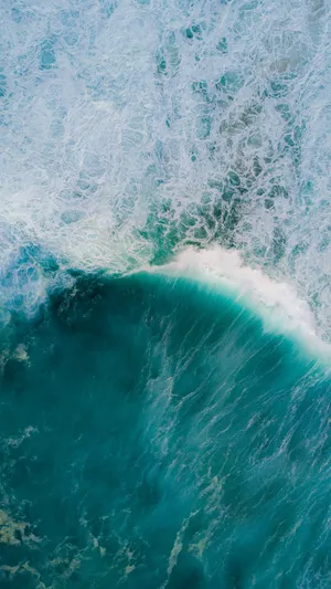 千顷波涛的海面