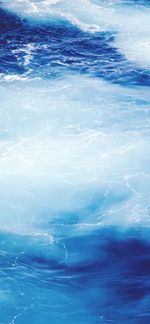 波涛汹涌的大海