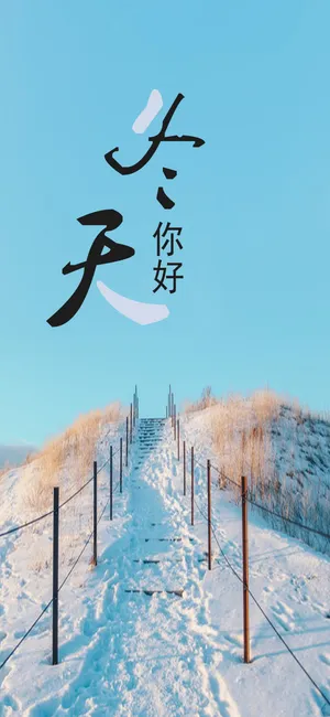 寒冬到,大雪飘