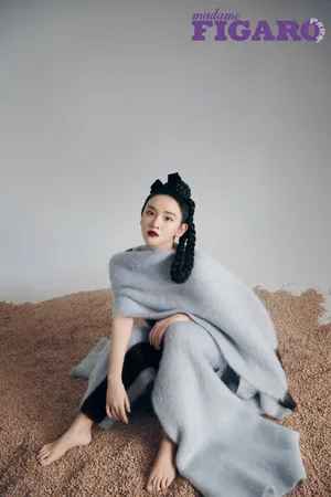 唐艺昕折叠葫芦辫大片写真图片_3