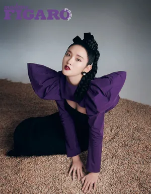 唐艺昕折叠葫芦辫大片写真图片_7