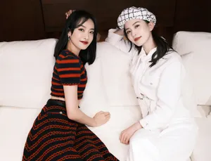 宋茜针织衫红唇性感写真图片_9