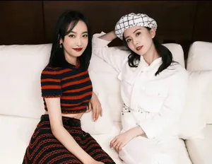 刘诗诗宋茜时尚美艳养眼活动图片