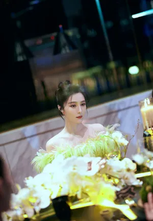 范冰冰雪肤红唇温柔甜美活动图片_4