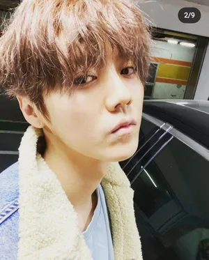 鹿晗深夜清秀帅气自拍照图片_3
