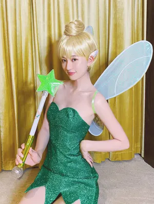 乔欣万圣节仙子妆写真图片_3