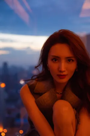 王紫璇格纹裙温婉优雅写真图片_7