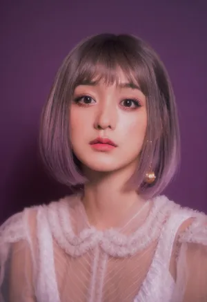 何泓姗治愈系秋妆写真图片
