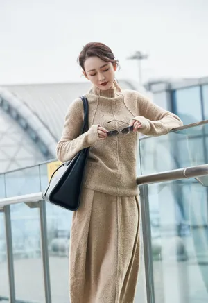 王鸥秋季暖色调温婉写真图片_2