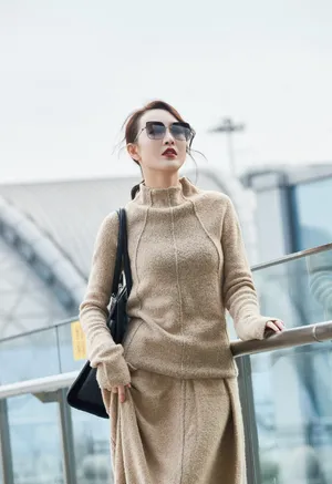 王鸥秋季暖色调温婉写真图片_4