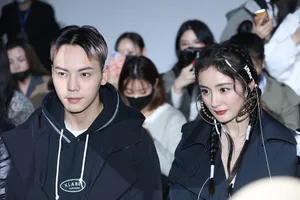杨幂陈伟霆潮流帅气活动照图片