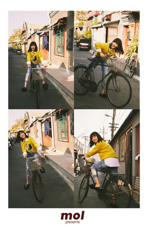 王鹤润胡同女孩元气写真图片