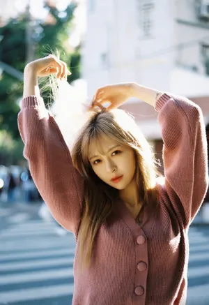 张语格金发清新阳光写真图片_9
