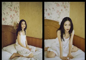 章乐韵吊带白裙性感文艺写真图片_8