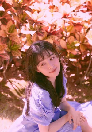 阚清子蓝色长裙性感写真图片_8