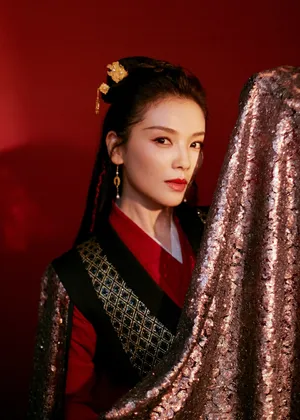 刘涛披肩袖古装英姿飒爽写真图片_3