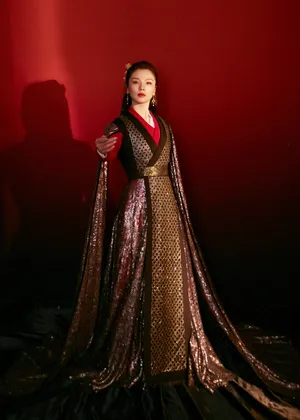 刘涛披肩袖古装英姿飒爽写真图片_4