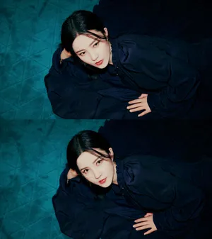 杨子姗拖尾长裙酷飒写真图片_5