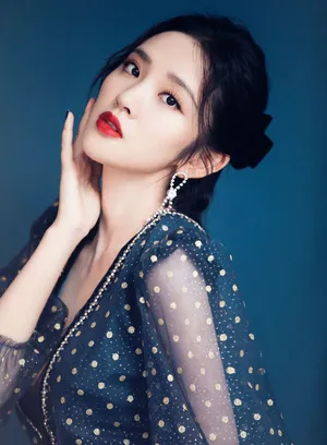 唐艺昕深V纱裙性感火辣写真图片_6