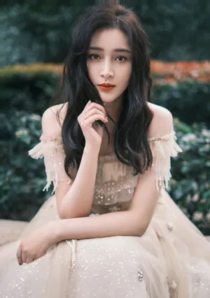 甘婷婷一字肩礼服性感写真图片_4