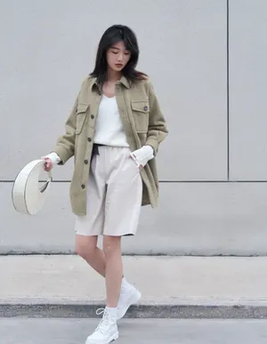 李斯羽甜美靓丽街拍图片_5