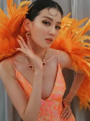 乔欣一家cos卡戴珊家族造型图片